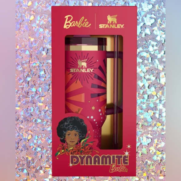 Stanley x Barbie 80s Dynamite 40oz. Quencher limited ed collectors NIB last one - Picture 5 of 12